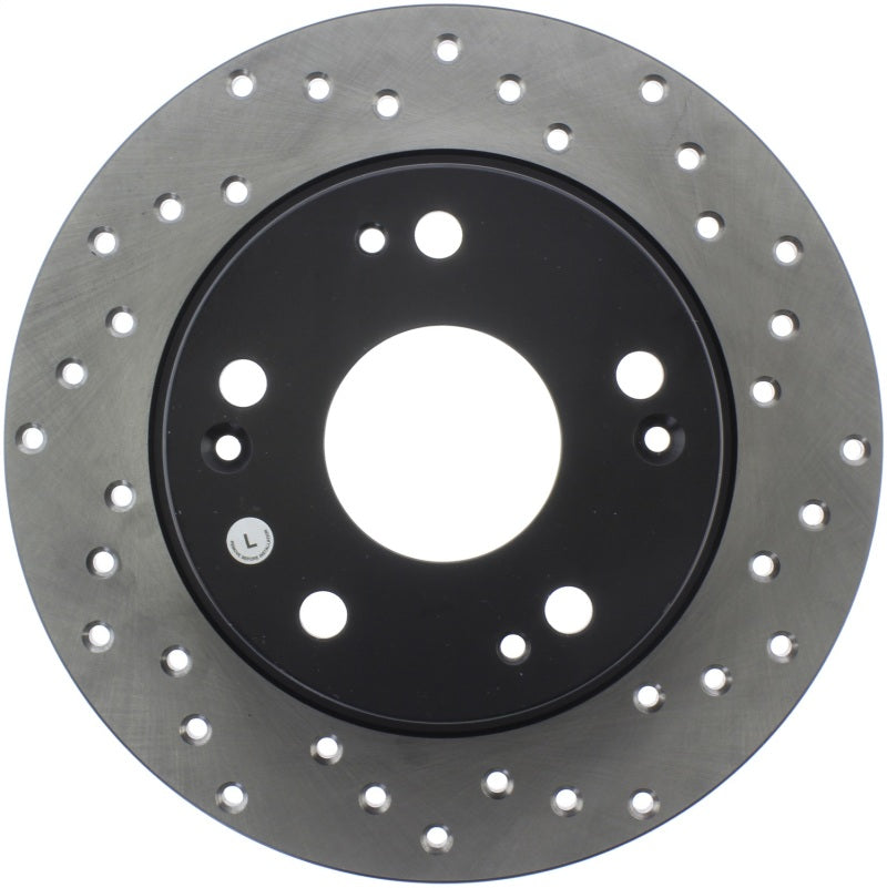 StopTech 04-08 Acura TSX / 03-07 Honda Accord Coupe/Sedan Drilled Rear Left Rotor Stoptech