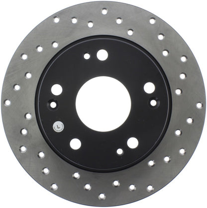 StopTech 04-08 Acura TSX / 03-07 Honda Accord Coupe/Sedan Drilled Rear Left Rotor Stoptech