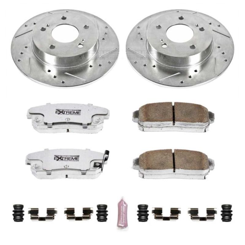 Power Stop 2001 Infiniti I30 Rear Z26 Street Warrior Brake Kit PowerStop