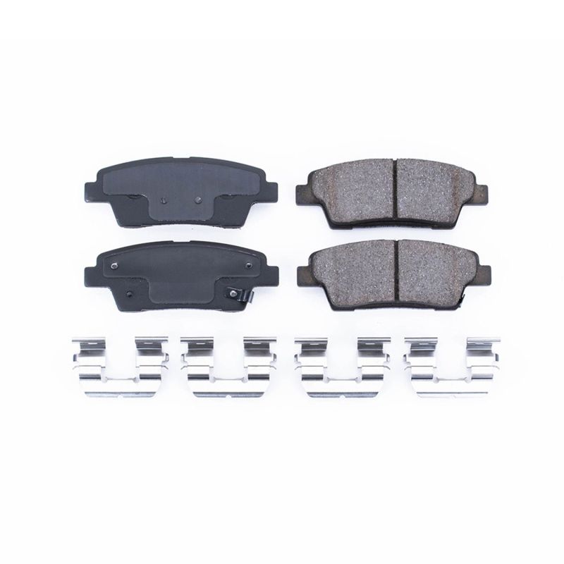 Power Stop 17-19 Genesis G80 Rear Z17 Evolution Ceramic Brake Pads w/Hardware PowerStop