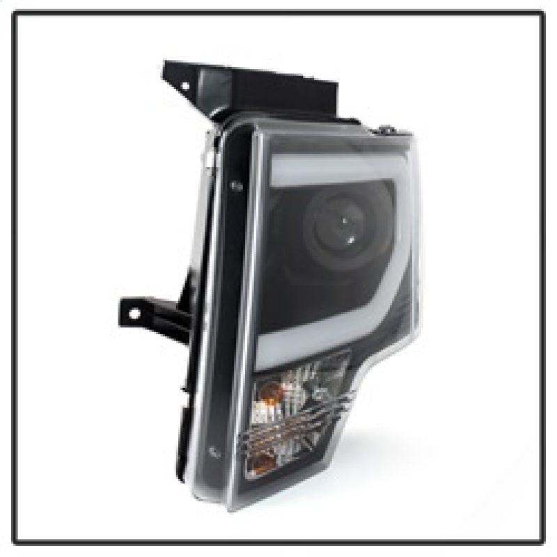 Spyder Ford F150 13-14 Projector Fctry Xenon Model- Light Bar DRL Blk PRO-YD-FF15013-LBDRL-HID-BK SPYDER
