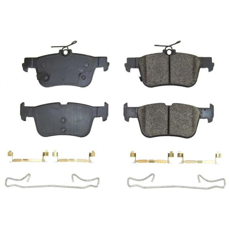 Power Stop 21-22 Ford Mustang Mach-E Rear Z17 Evo Ceramic Brake Pads w/Hardware PowerStop