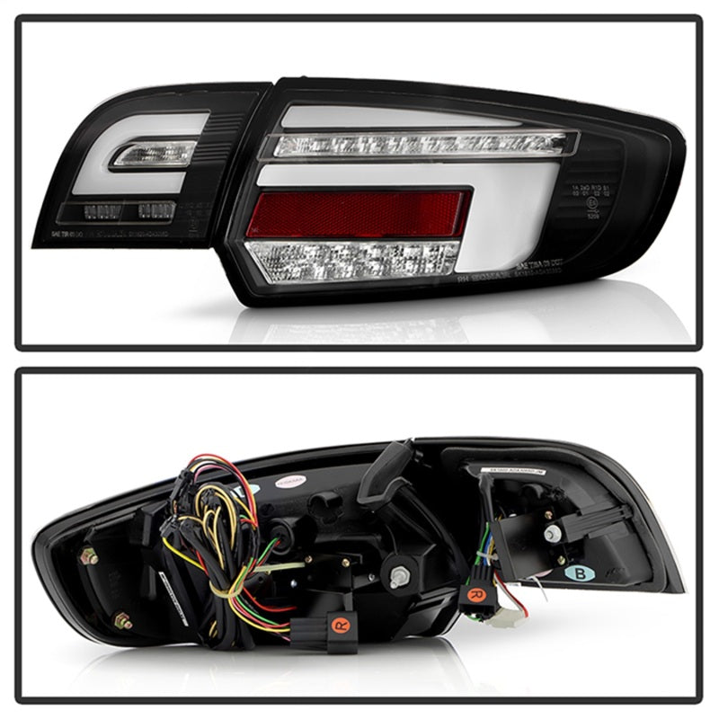 Spyder 09-13 Audi A3 Full LED Tail Lights - Black (ALT-YD-AA309-LED-BK) SPYDER