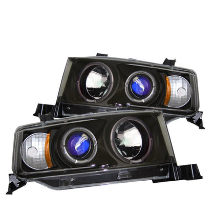Spyder Scion XB 03-07 Projector Headlights LED Halo Black High H1 Low 9006 PRO-YD-TSXB03-HL-BK SPYDER