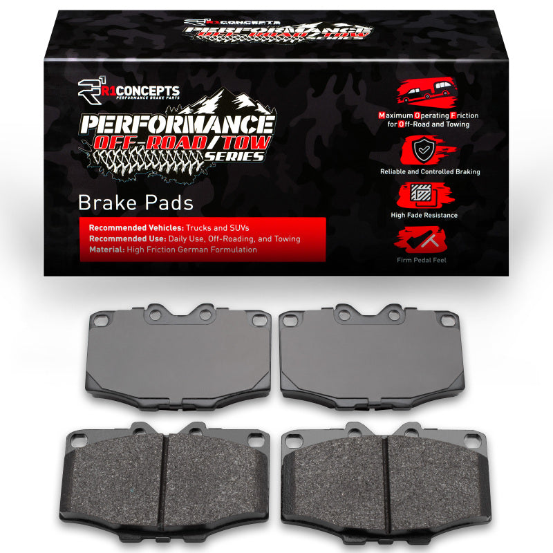 R1 76-89 Toyota Pickup Front Performance Off-Road/Tow Brake Pads