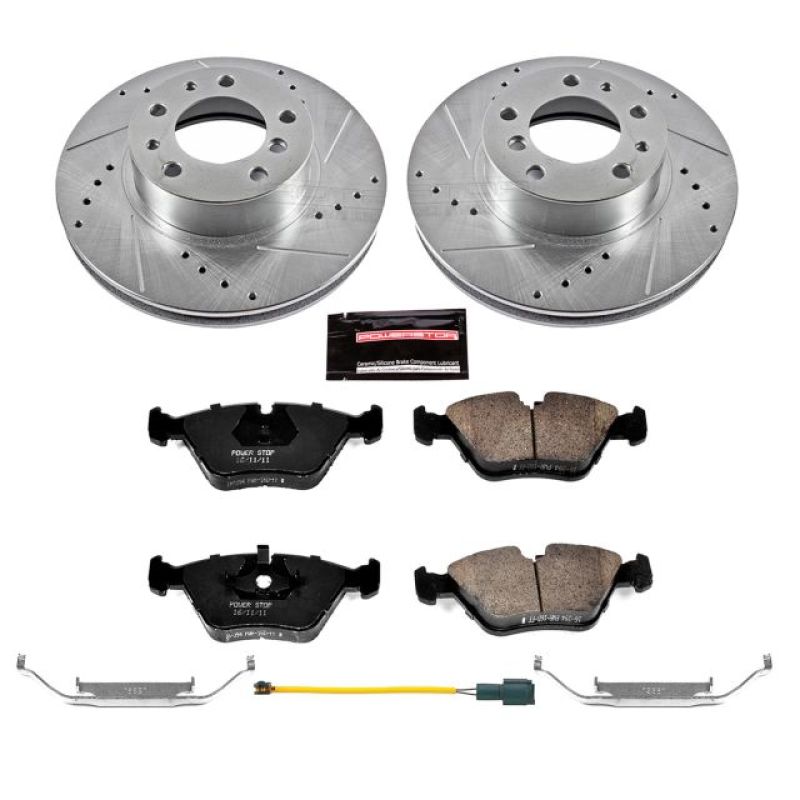 Power Stop 87-89 BMW 735i Front Z23 Evolution Sport Brake Kit PowerStop