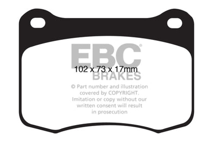 EBC BlueStuff Rear Brake Pads - DP51820NDX EBC