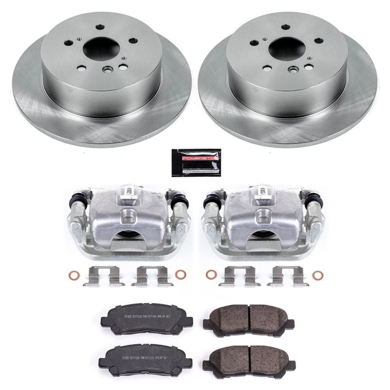 Power Stop 08-13 Toyota High Lander Rear Autospecialty Brake Kit w/Calipers PowerStop