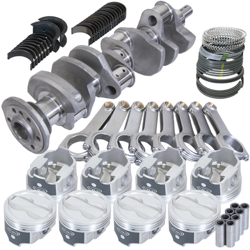 Eagle Chevy LT1 350 1Pc 3.750in Crank 5.700in H-Beam -18cc 4.030in Pistons Rotating Assembly