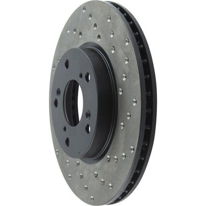 StopTech 06-18 Honda Civic Cryo Drilled Sport Left Front Rotor Stoptech
