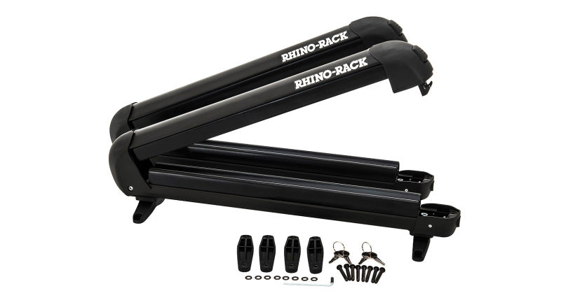 Rhino-Rack Universal Ski/Snowboard Carrier - Fits 4 Pairs of Skis or 2 Snowboards - 574