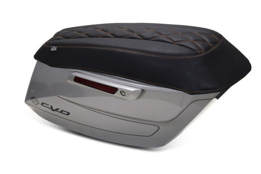 Mustang 2023-2025 Harley CVO Road Glide (ST) Deluxe Diamond Saddlebag Lid Covers