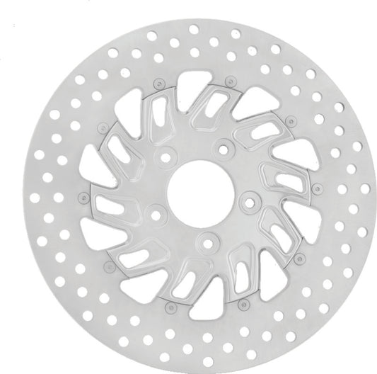 Performance Machine Disc/Carr 11.8 Supra Fr Left - Chrome