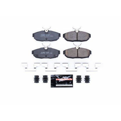 Power Stop 2012 Ford Mustang Rear Z23 Evolution Sport Brake Pads w/Hardware PowerStop