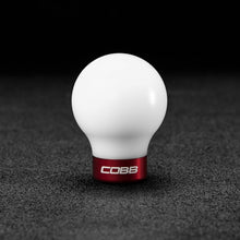 Load image into Gallery viewer, COBB Subaru 6-Speed COBB Shift Knob - White w/Race Red Collar (Non-Weighted) 213350-W-RD