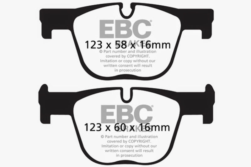 EBC Ultimax2 Rear Brake Pads - UD1610 EBC