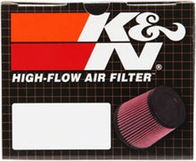 Load image into Gallery viewer, K&amp;N Filter Universal Rubber Filter Oval Tapered 4in Base O/S L x 3.5in Top O/S L x 2.75in H