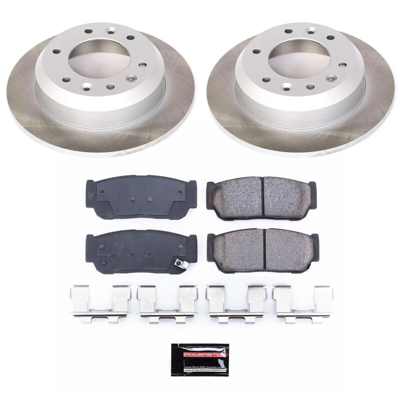 Power Stop 2006 Kia Sedona Rear Semi-Coated Rotor Kit PowerStop