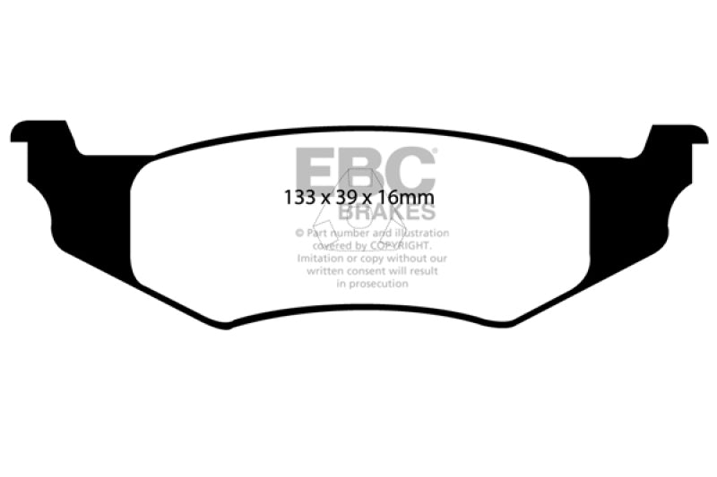 EBC RedStuff Rear Brake Pads - DP31066C