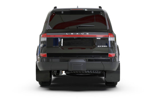 Rally Armor 24-25 Lexus GX 550 Luxury Premium Black Mud Flap - Silver Logo