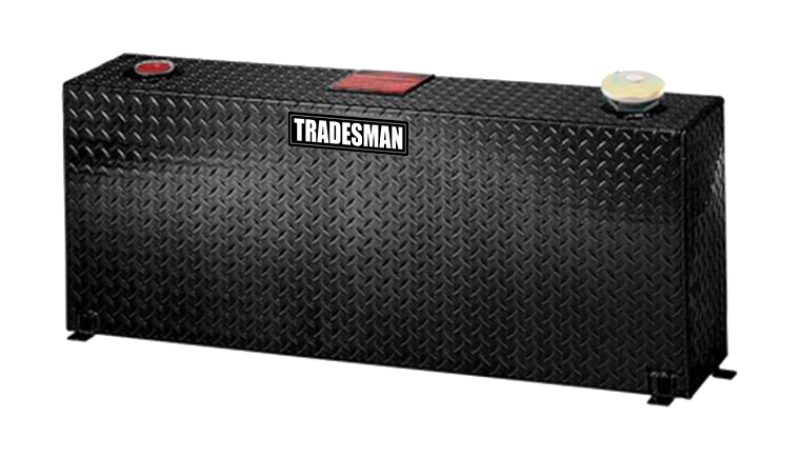 Tradesman Aluminum Rectangular Liquid Storage Tank (55 Gallon Capacity) - Black Tradesman