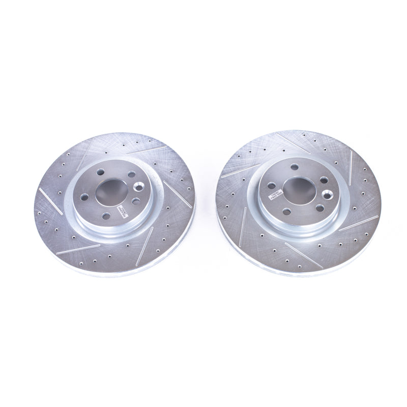 Power Stop 2018 Jaguar E-Pace Front Evolution Drilled & Slotted Rotors - Pair PowerStop