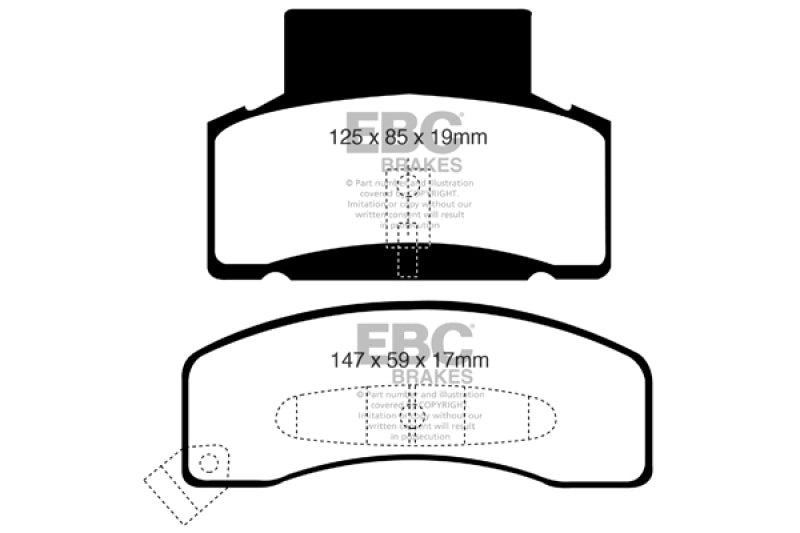 EBC Ultimax2 Front Brake Pads - UD459 EBC