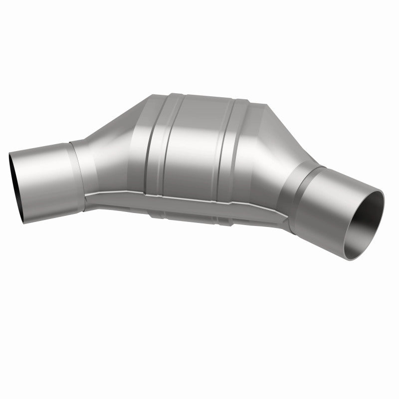 MagnaFlow Conv Universal 2.25 Angled In/Out Front CA Magnaflow