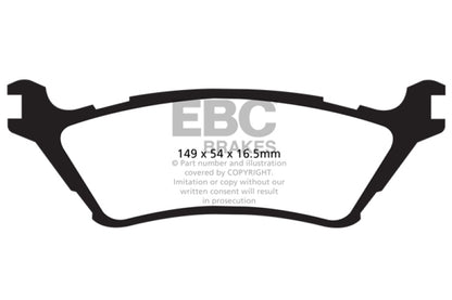 EBC Ultimax2 Rear Brake Pads - UD1602 EBC