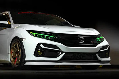 OLM Gamma Series RGB LED Headlights for 2016-2021 Honda Civic - OLME.19006.1