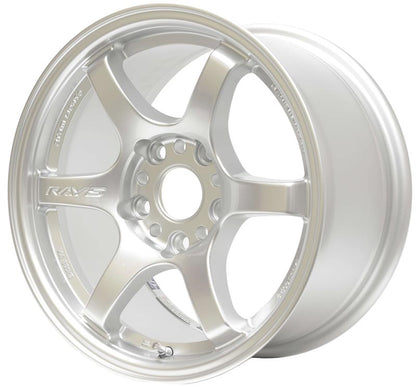Gram Lights 57DR 15x8.0 +35 5-114.3 Sunlight Silver Wheel