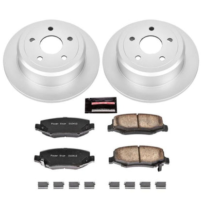 Power Stop 07-17 Jeep Wrangler Rear Z17 Evolution Geomet Coated Brake Kit PowerStop