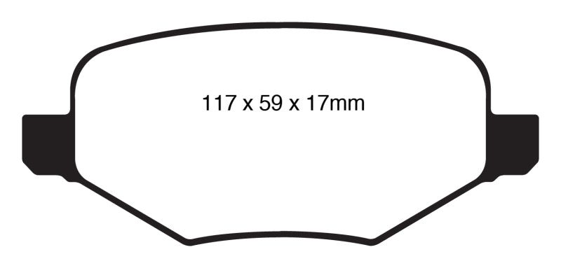 EBC GreenStuff Rear Brake Pads - DP21826