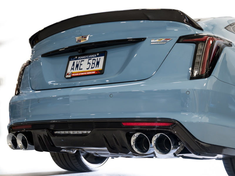 AWE 22-26 Cadillac CT5-V Blackwing SwitchPath Exhaust - Chrome Silver Tips