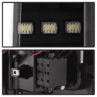 Spyder Chevy Colorado 2015-2017 Light Bar LED Tail Lights - Black ALT-YD-CCO15-LED-BK SPYDER