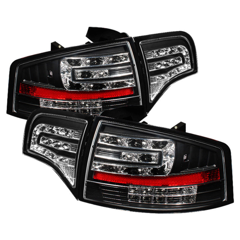 Spyder Audi A4 4Dr 06-08 LED Tail Lights Black ALT-YD-AA406-G2-LED-BK SPYDER