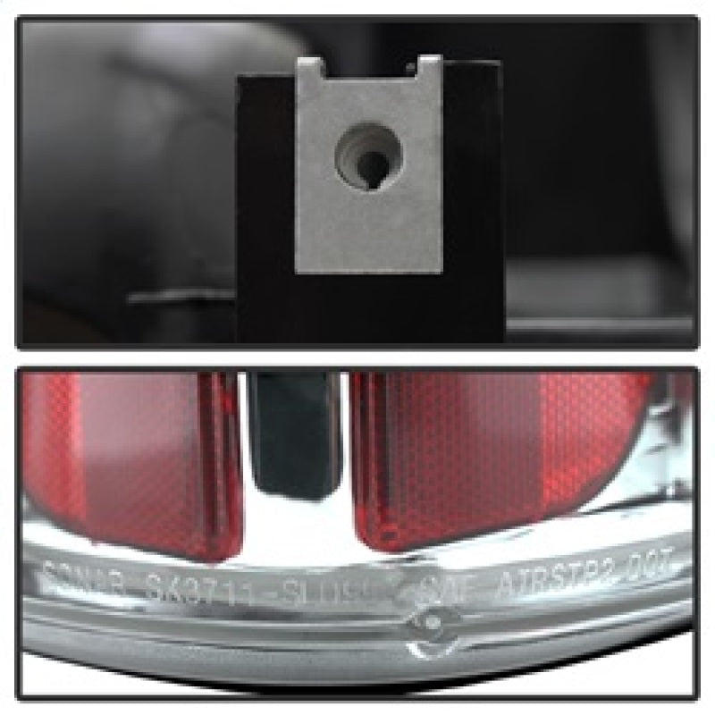 Spyder Chevy Silverado 1500/2500 99-02 (Not Stepside) Euro Style Tail Lights Chrm ALT-YD-CS99-C SPYDER
