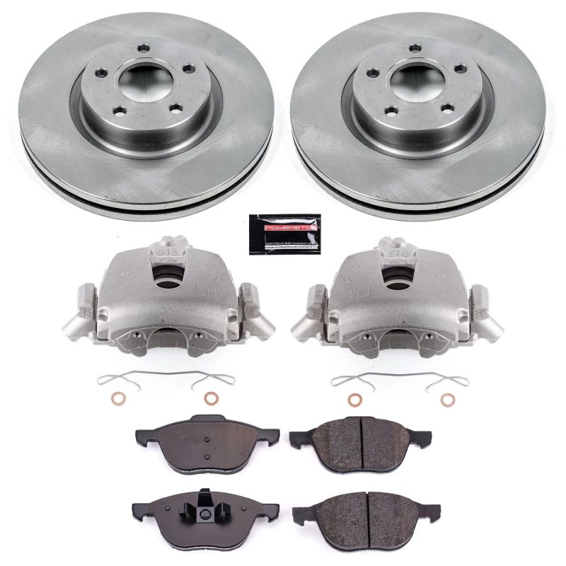 Power Stop 06-13 Volvo C70 Front Autospecialty Brake Kit w/Calipers PowerStop