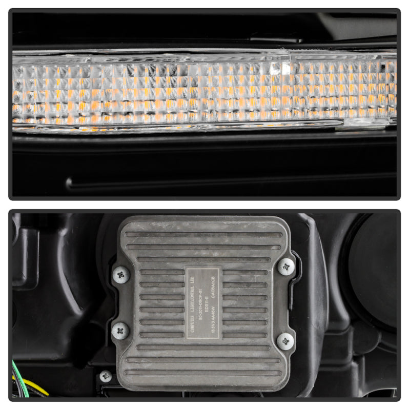 Spyder Apex 14-20 Toyota 4Runner High-Power LED Module Headlights - Black (PRO-YD-T4R14AP-SEQ-BK) SPYDER