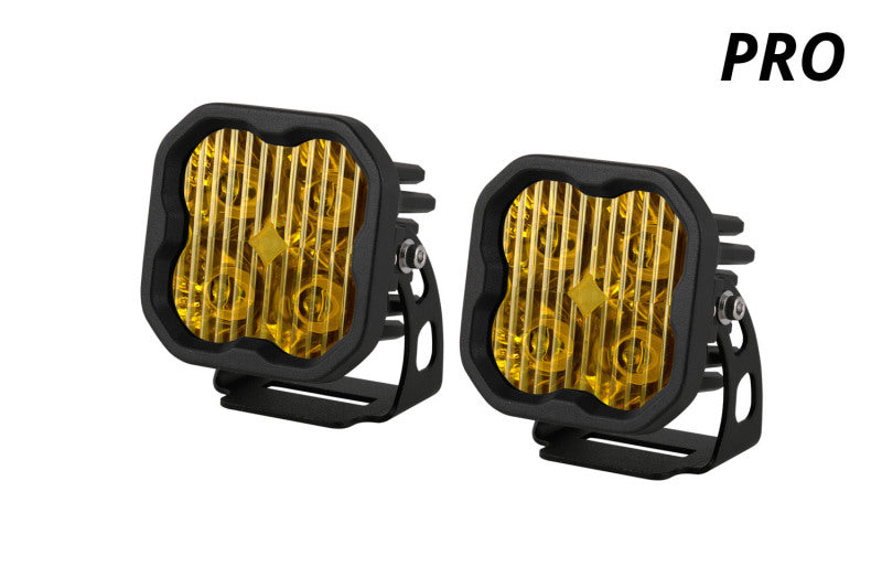 Diode Dynamics SS3 LED Pod Pro - Yellow Driving Standard (Pair)