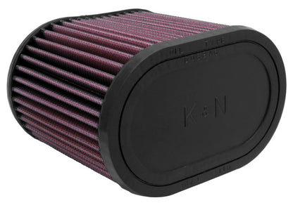 K&N Universal Oval Clamp-On Air Filter 2-3/4in Flange 6-1/4in Length 4in Width 5in Height K&N Engineering