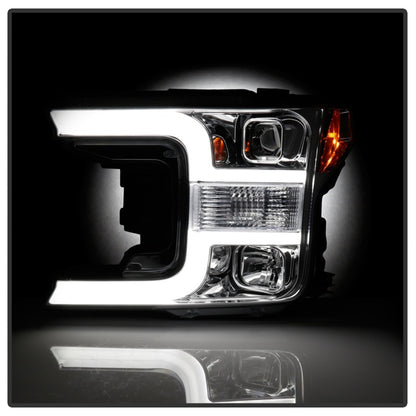 Spyder Signature Ford F150 18-19 (Halogen Model) Projector Headlights - Chrome (PRO-YD-FF15018-LB-C) SPYDER