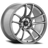 Konig Heliogram 18X9.5 5X114.3 ET25 Titanium Metallic Knurled Bead Flow Formed