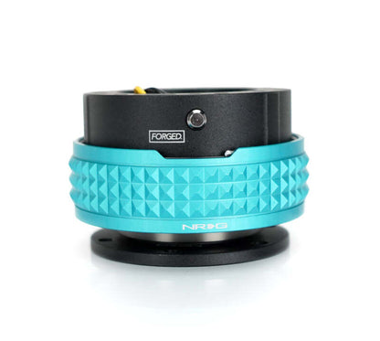 NRG Quick Release Kit - Pyramid Edition - Black Body / Minty Fresh Pyramid Ring - SRK-210BK-MF