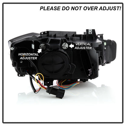 Spyder Signature BMW F30 3 Series 12-14 4DR Projector Headlights - Chrome (PRO-YD-BMWF3012-AFSHID-C) SPYDER