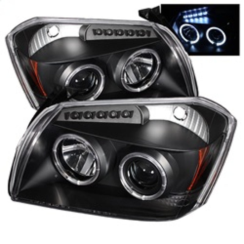 Spyder Dodge Magnum 05-07 Projector Headlights LED Halo LED Blk (Not Included) PRO-YD-DMAG05-LED-BK SPYDER