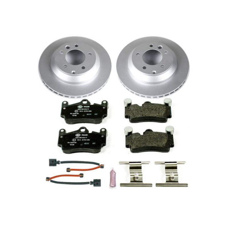 Power Stop 07-15 Audi Q7 Rear Euro-Stop Brake Kit PowerStop