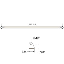 Load image into Gallery viewer, QA1 40in Diagonal Link Kit w/ Mounting Brackets &amp; Tube Adapters