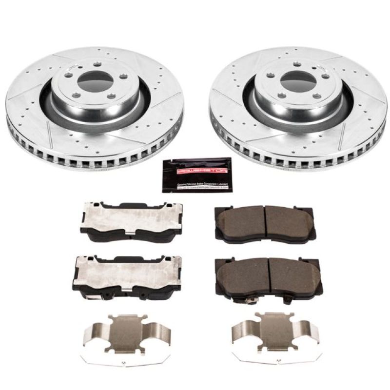 Power Stop 15-19 Ford Mustang Front Z23 Evolution Sport Brake Kit PowerStop