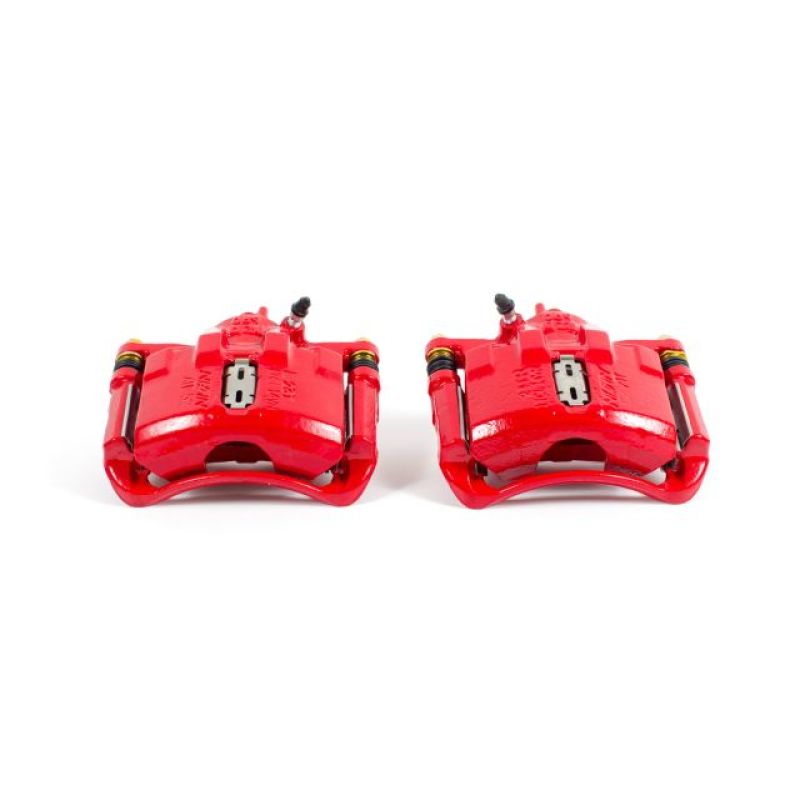 Power Stop 90-93 Honda Accord Front Red Calipers w/Brackets - Pair PowerStop